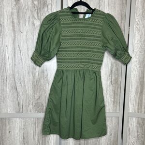 Hill House Nap Mini Dress Vivi Size S Green